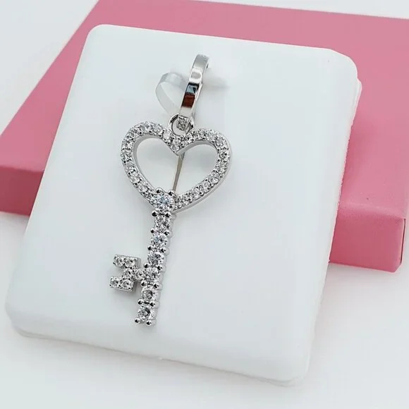 "925 Sterling Silver Cubic Zirconia Pendant, U19254468